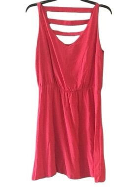 Amanda Uprichard Silk Strappy Back Mini Dress Size small